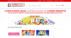 Desktop Screenshot of livrosuperlegal.com.br